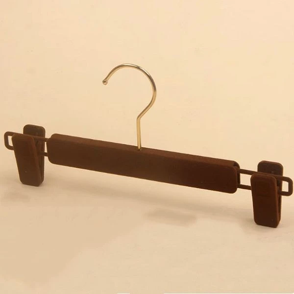 gold hook velvet hangers coat hangers velvet(001)