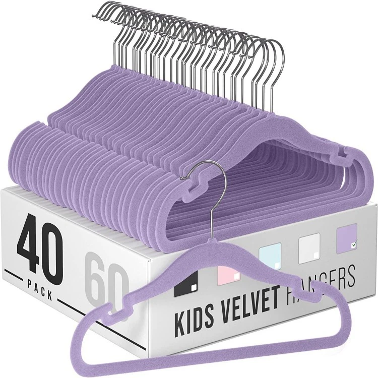 real simple velvet hangers flat velvet hangers