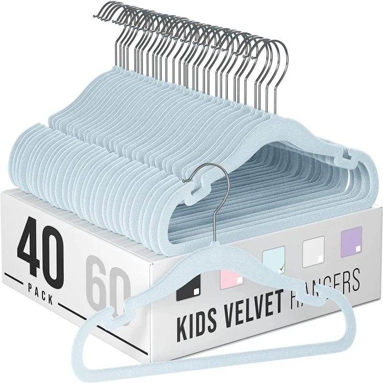 real simple velvet hangers Anti-slip velvet hanger
