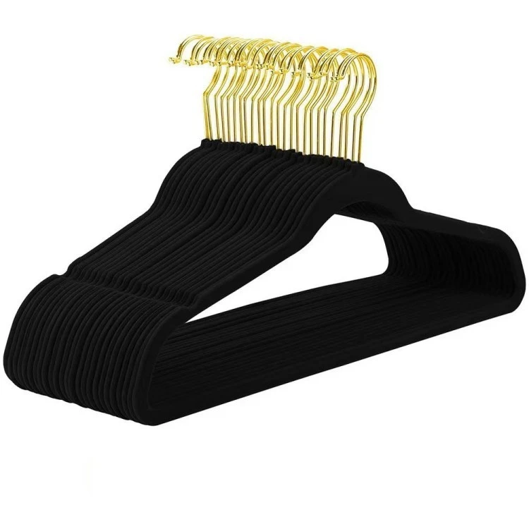 real simple velvet hangers black velvet suit hangers